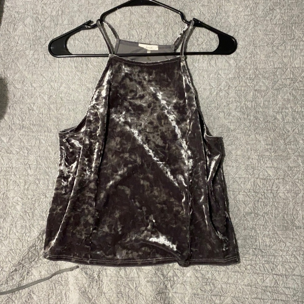 Velvet tank top